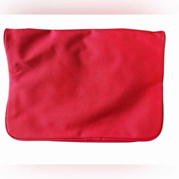 Prada Sport Linea Rossa Red Nylon Travel Organizer Zip Pouch - Picture 3 of 9